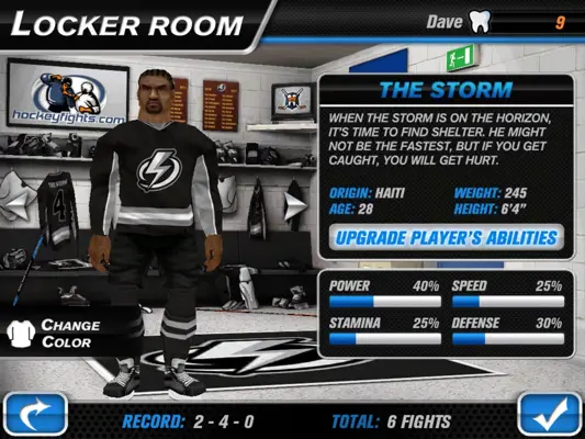 Hockey Fight Lite android App screenshot 11