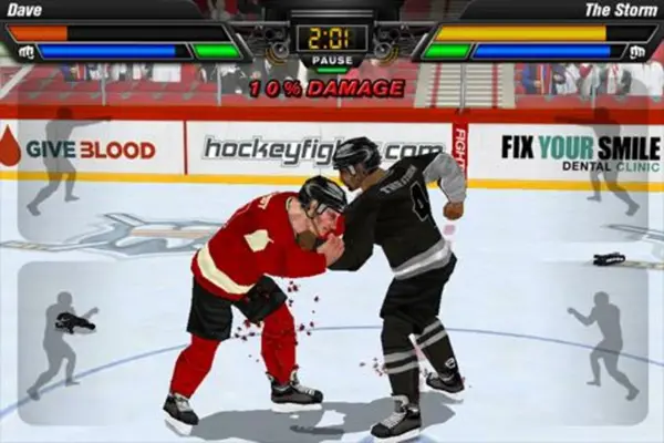 Hockey Fight Lite android App screenshot 6